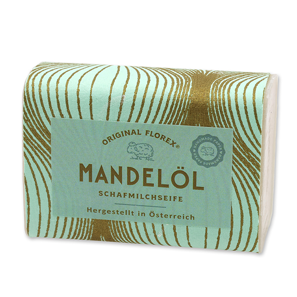 Sheep milk soap 100g "Turquoise Edition", Almond oil 
