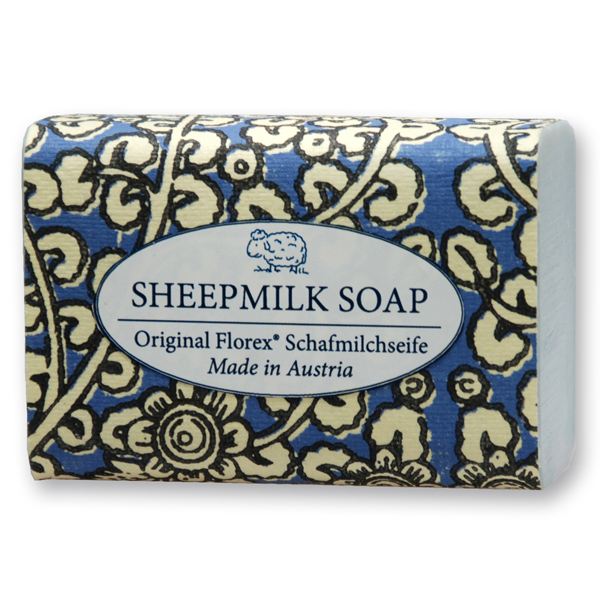 Sheep milk soap 100g "Blue Edition", Ice flower 