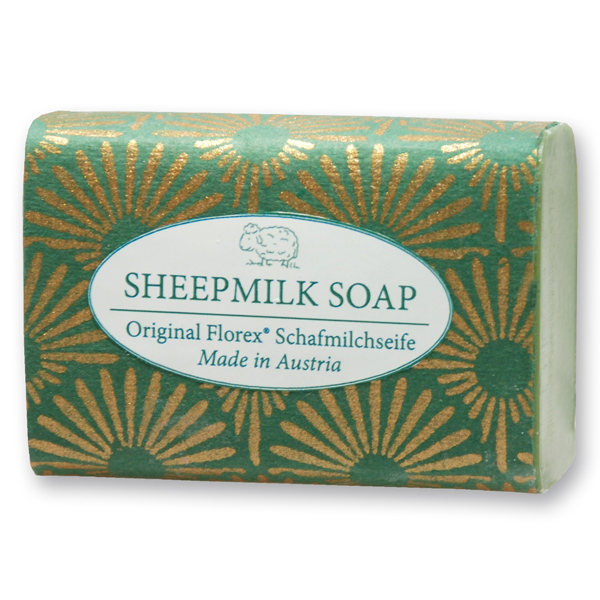 Schafmilchseife eckig 100g "Green Edition", Rosmarin 