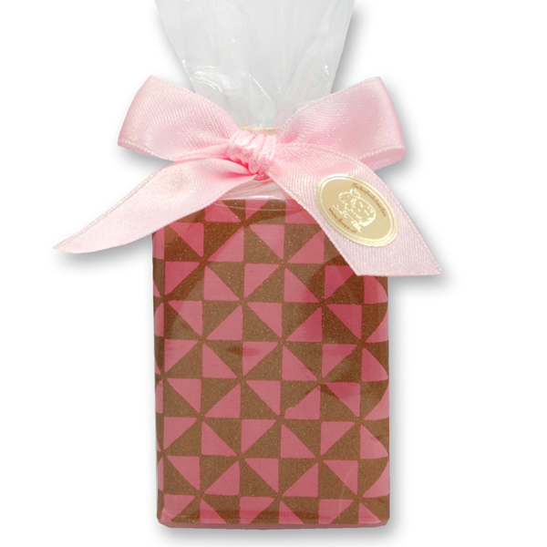 Sheep milk soap 100g in a cellophane bag "Pink Edition", Lotus 