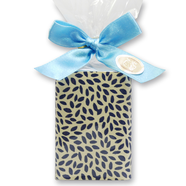 Sheep milk soap 100g in a cellophane bag "Light Blue Edition", Ice flower 