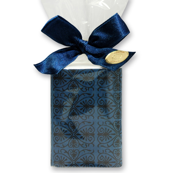 Sheep milk soap 100g in a cellophane bag "Blue Edition", Christmas rose white 