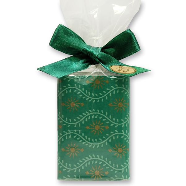 Schafmilchseife eckig 100g in Cello "Green Edition", Hanföl 