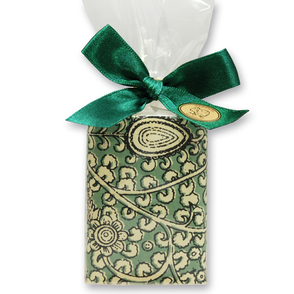 Schafmilchseife eckig 100g in Cello "Green Edition", Schneerose 