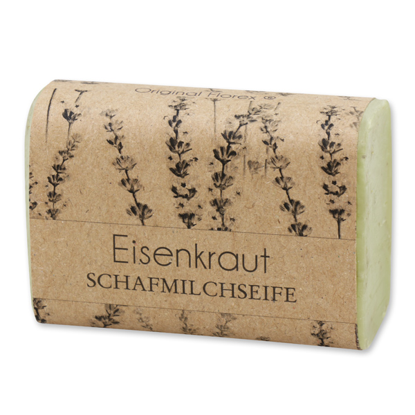 Schafmilchseife eckig 100g "blühendes Erwachen", Eisenkraut 