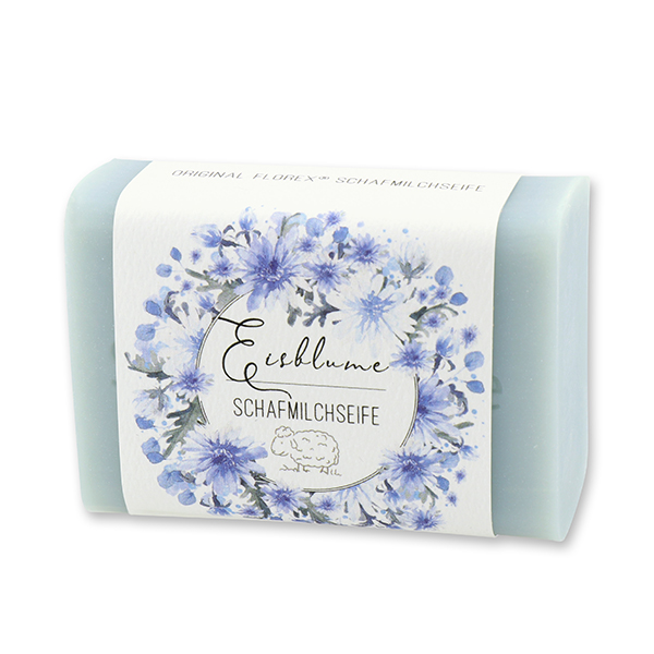 Sheep milk soap 100g 'Einzigartige Augenblicke', Ice flower 