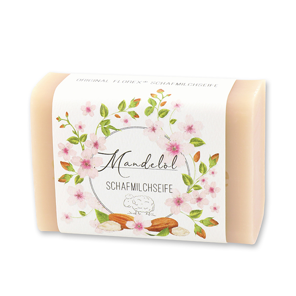 Sheep milk soap 100g 'Einzigartige Augenblicke', Almond oil 