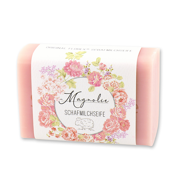 Sheep milk soap 100g 'Einzigartige Augenblicke', Magnolia 