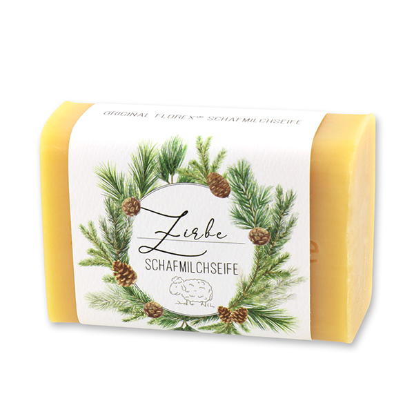 Sheep milk soap 100g 'Einzigartige Augenblicke', Swiss pine 