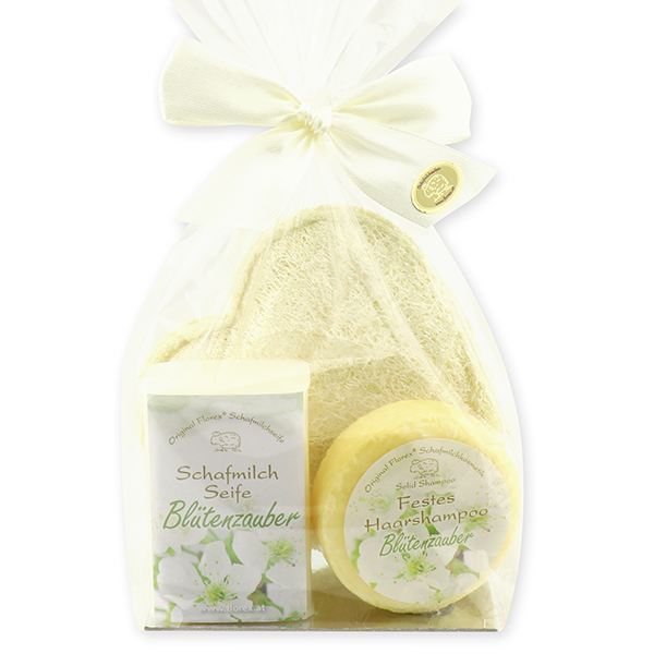 Soap set 3 pieces in a cellophane bag, Spring fever 