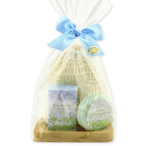 Soap set 4 pieces in a cellophane bag, Discreet fresh 