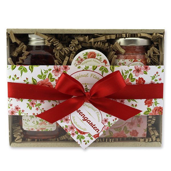 Geschenkset 4-teilig "Rosengarten", Rose 