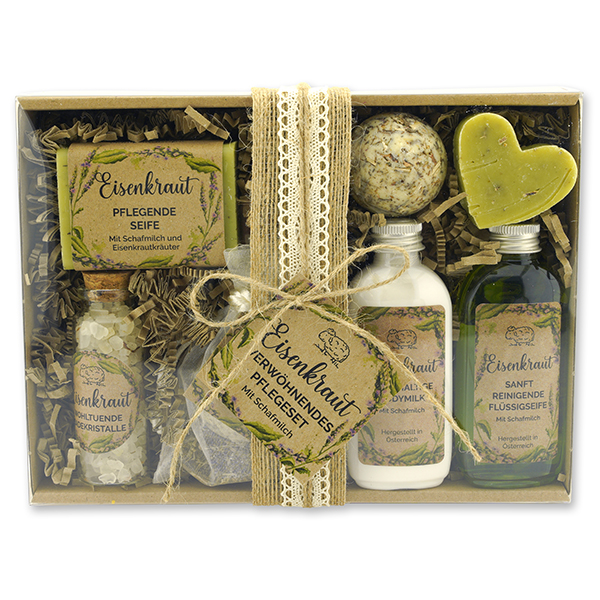 Geschenkset 7-teilig "Wohlfühlzeit", Eisenkraut 