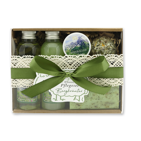 Gift set 5 pieces, Mountain herbs 