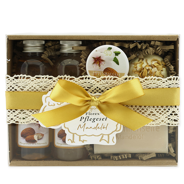 Geschenkset 5-teilig, Mandelöl 