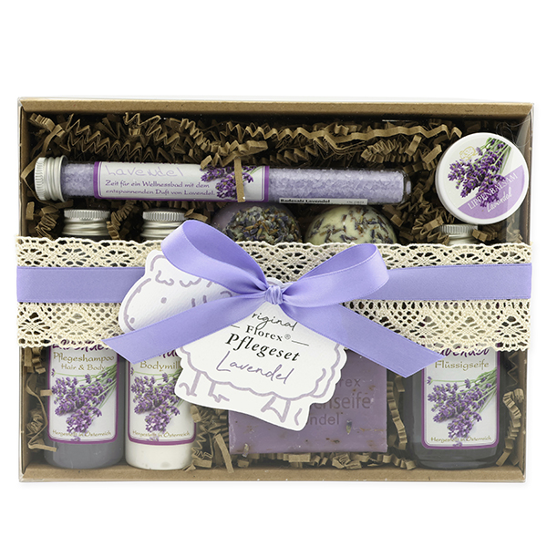 Geschenkset 8-teilig, Lavendel 