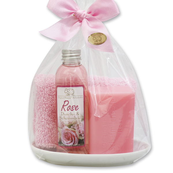 Pflegeset 4-teilig in Cello, Rose Diana 