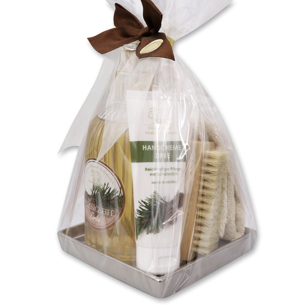 Care set 5 pieces in a cellophane bag, Swiss pine 