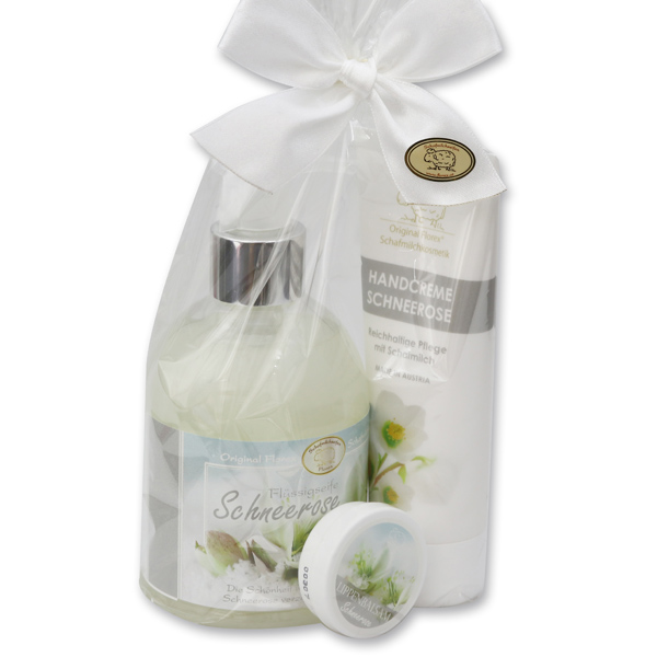 Gift Set, Christmas rose white 