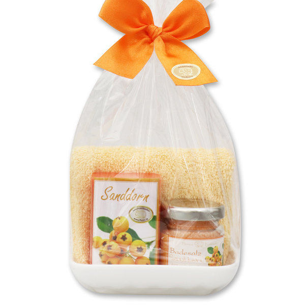 Care set 4 pieces in a cellophane bag, Sea buckthorn 