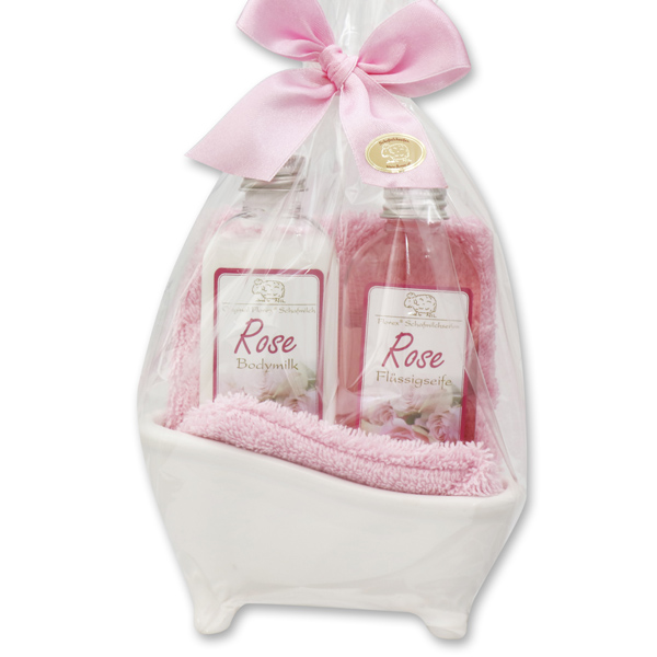 Mini Badewannen Set 4-teilig in Cello, Rose Diana 