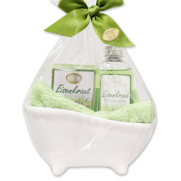 Wellness Set 4-teilig in Cello, Eisenkraut 