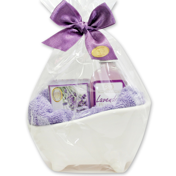 Wellness set 4 pieces in a cellophane bag, Lavender 