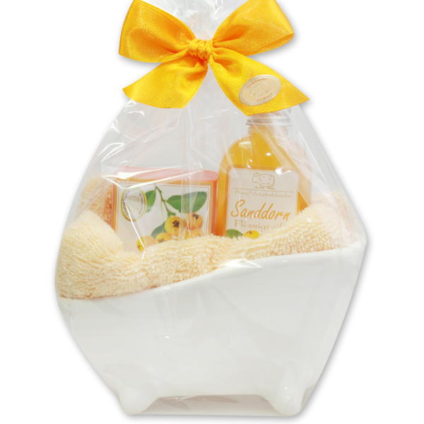 Wellness set 4 pieces in a cellophane bag, Sea buckthorn 