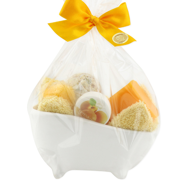 Wellness Set 6-teilig in Cello, Marille 