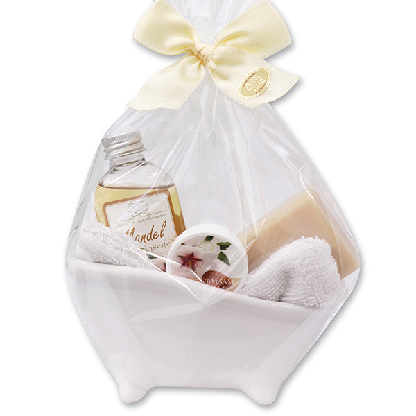 Wellness set 5 pieces in a cellophane bag, Almond 