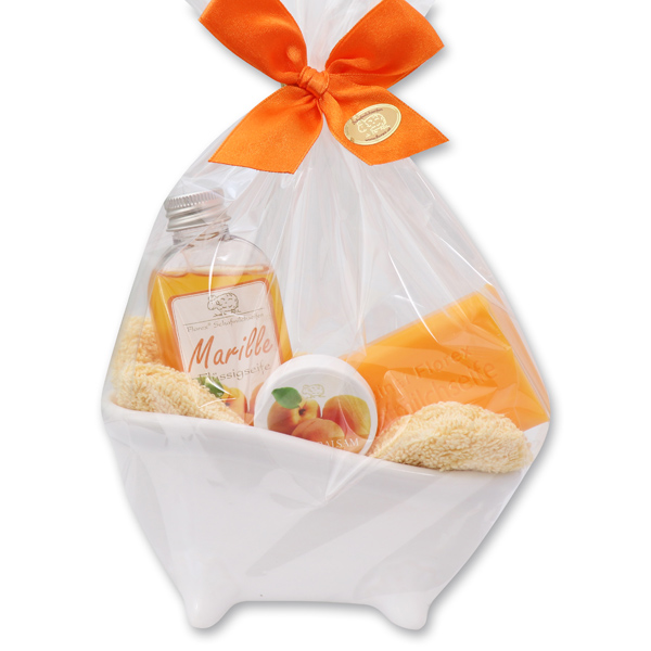 Wellness set 5 pieces in a cellophane bag, Apricot 