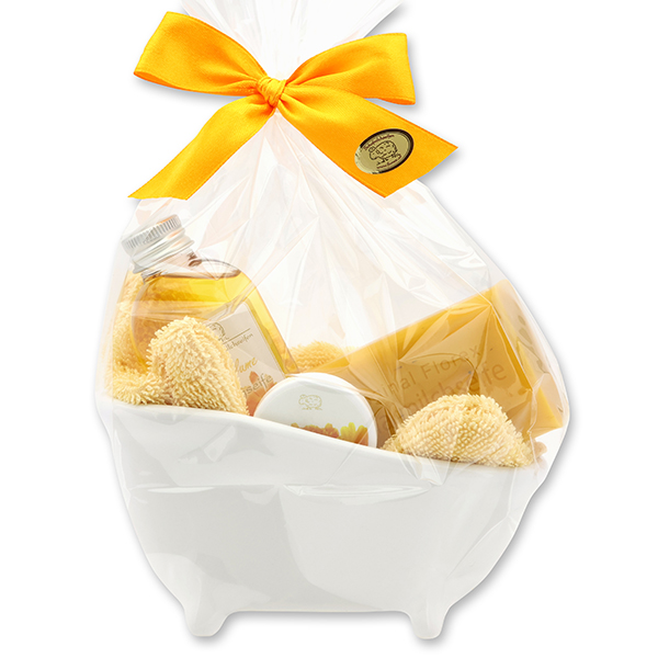 Wellness set 5 pieces in a cellophane bag, Marigold 