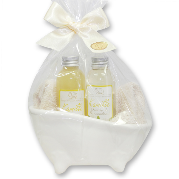 Wellness Set 4-teilig in Cello, Kamille 
