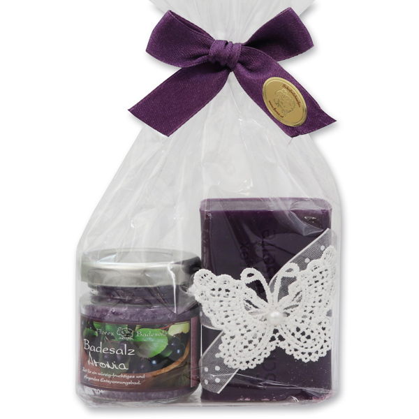 Badeset 2-teilig in Cello, Aronia 