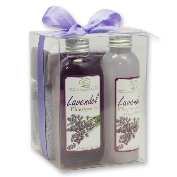 Klarsichtbox Set, Lavendel 
