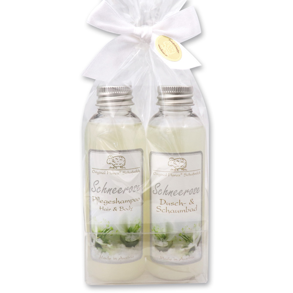 Gift set, Christmas rose white 