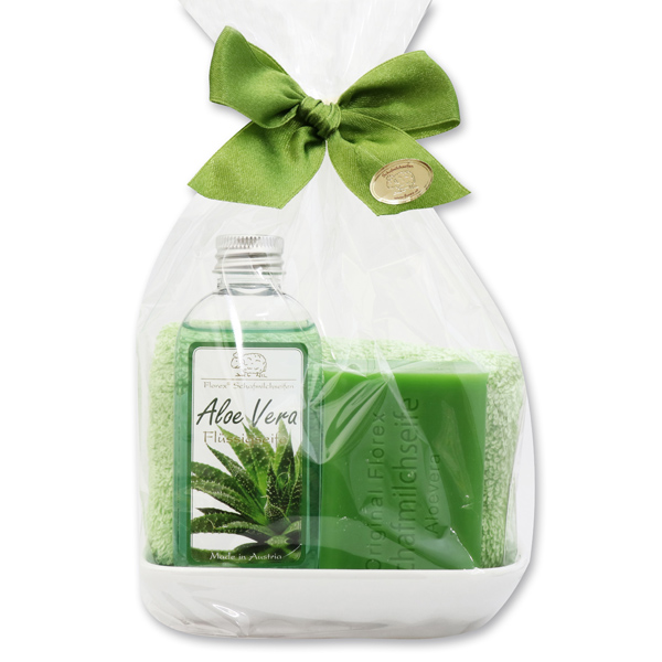 Care set 4 pieces in a cellophane bag, Aloe vera 