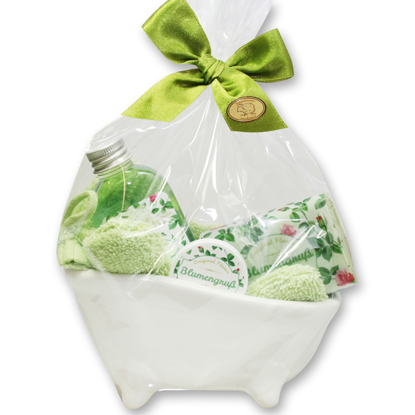 Wellness Set 5-teilig "Blumengruß", Eisenkraut 