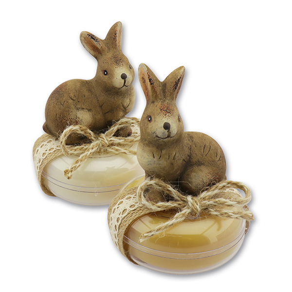 Sheep milk soap 100g in a box deocrated with a rabbit, Classic/swiss pine 