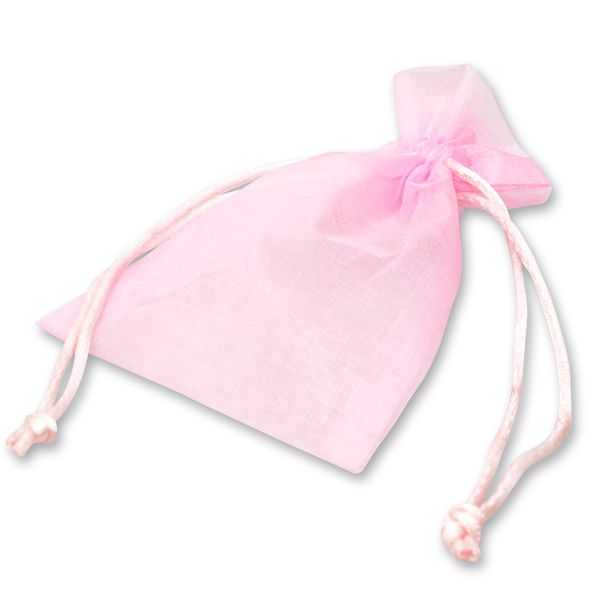 Organza bag, small 17x9cm pink 