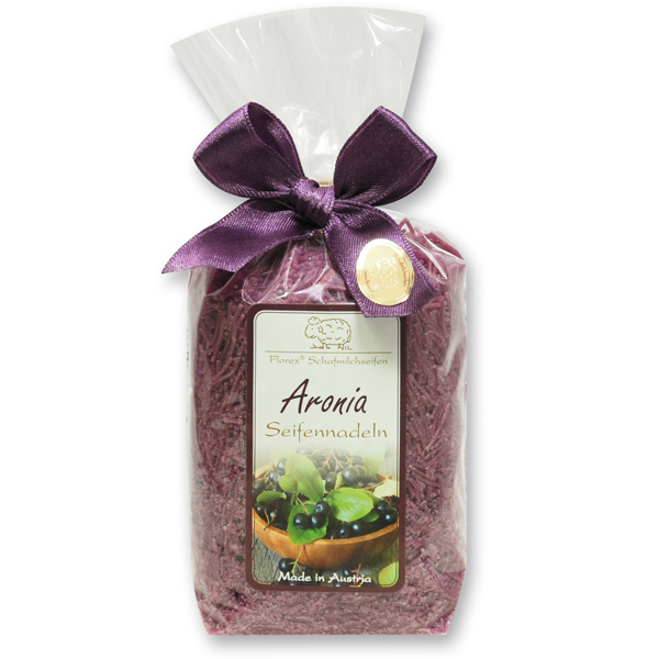 Sheep milk soap needles in Cello 100g, Chokeberry 