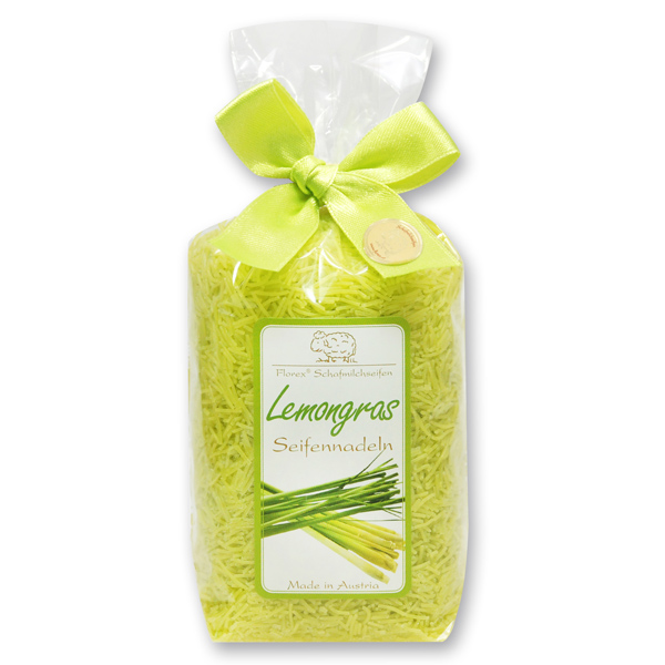 Sheep milk soap needles in Cello 100g, Lemongrass 