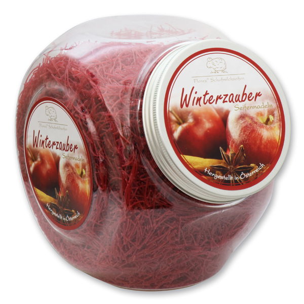 Schafmilchseife Seifennadeln in Dose 1kg, Winterzauber 