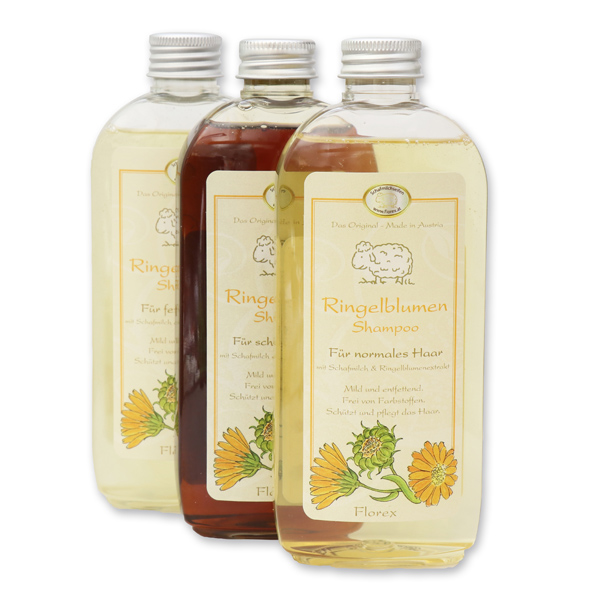 Marigold shampoo with organic sheep milk 250ml, sorted 