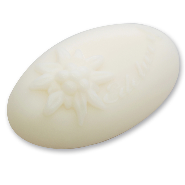 Sheep milk soap oval 100g, Edelweiss white 