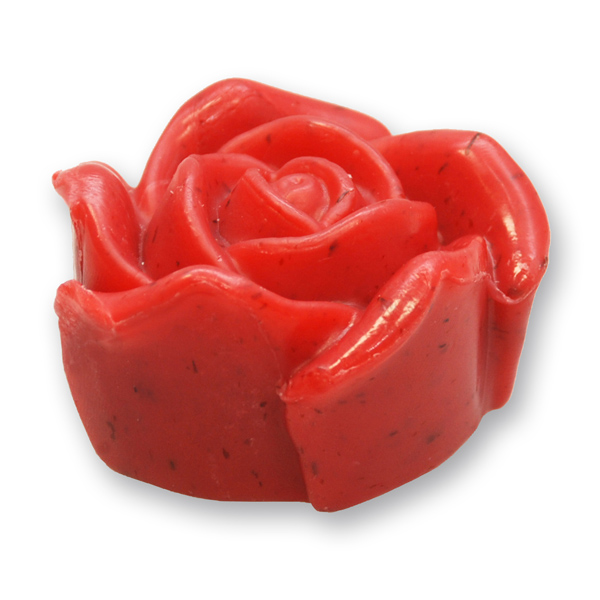 Sheep milk soap rose 'Florex' 54g, Rose with petals 