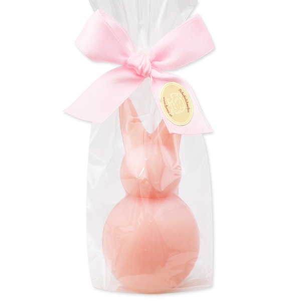 Sheep milk soap bunny 64g, in a cellophane, Peony 