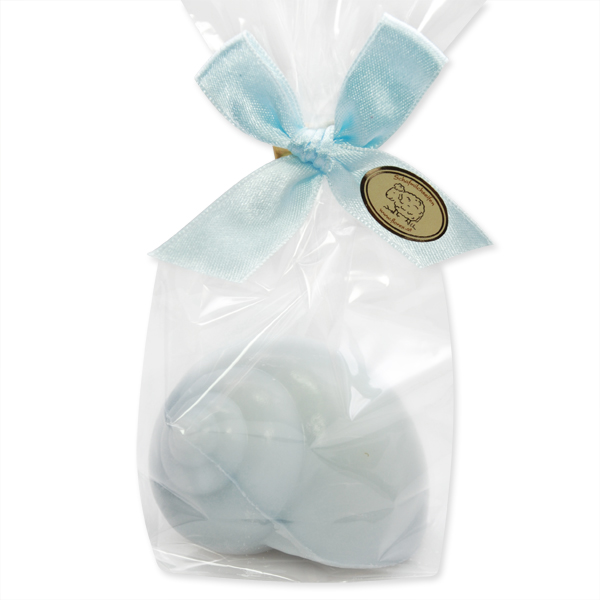 Sheep milk soap snail shell 75g, in a cellophane, Forget-me-not 