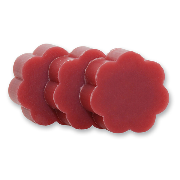 Schafmilchseife Blume mini 20g, Rhabarber 