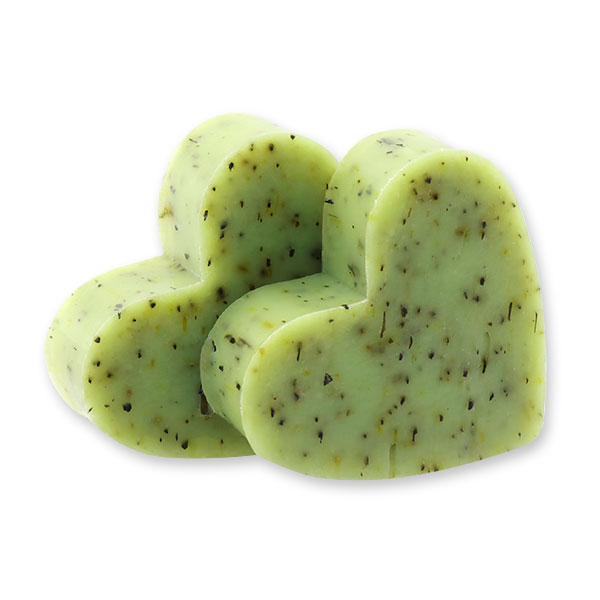 Schafmilchseife Herz mittel 23g, Bergkräuter 